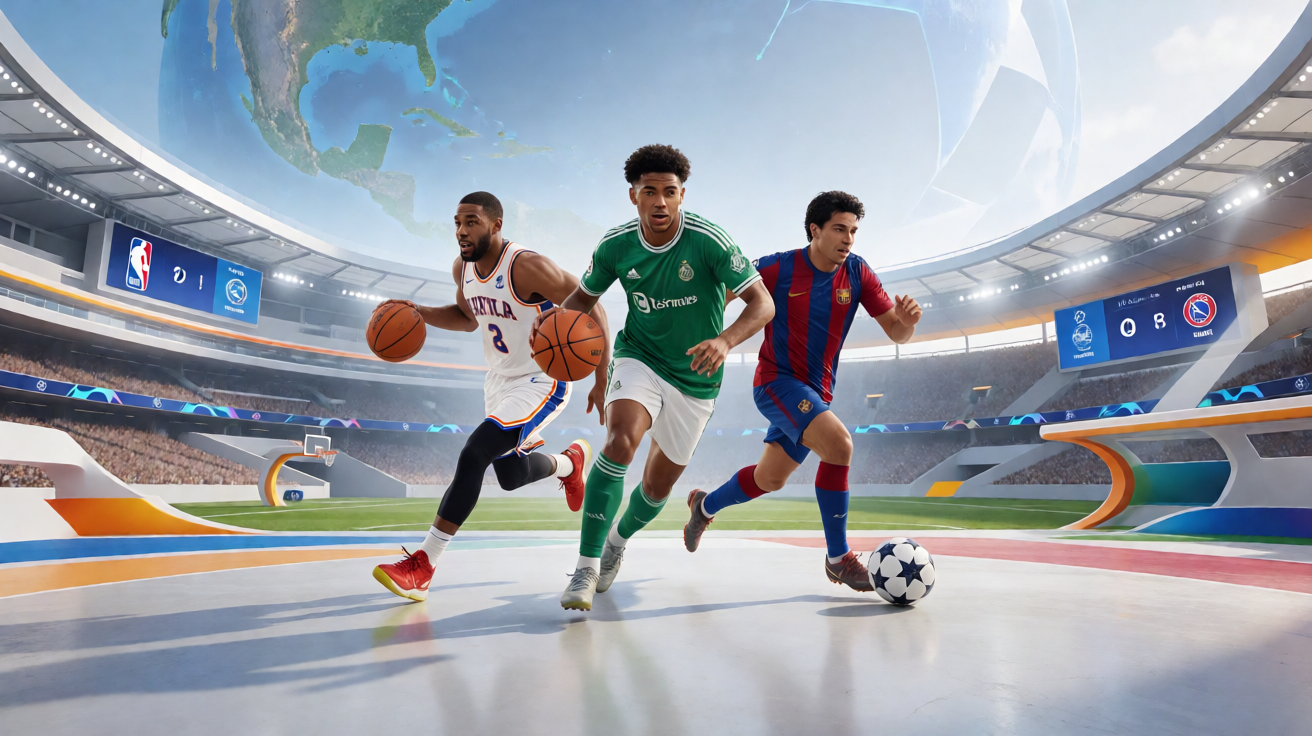 NBA及国际篮球赛事数据覆盖展示